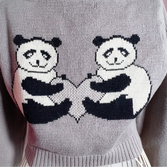 Betsey Johnson panda sweater - Picture 4 of 4